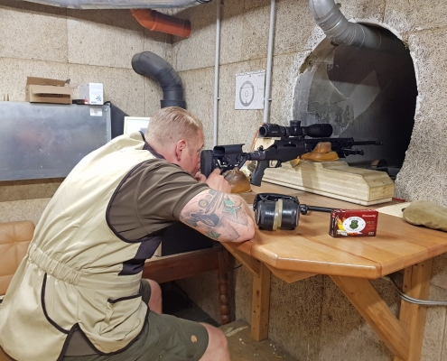 Schußtraining für Jäger uns Sportschützen bei Waffen Hofer im Mühlviertel